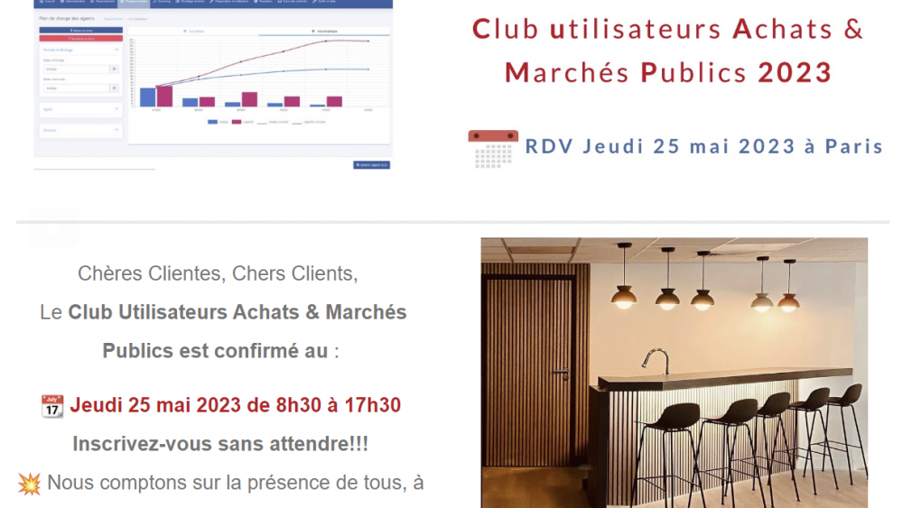 Club utilisateurs Achats & Marchés publics 2023